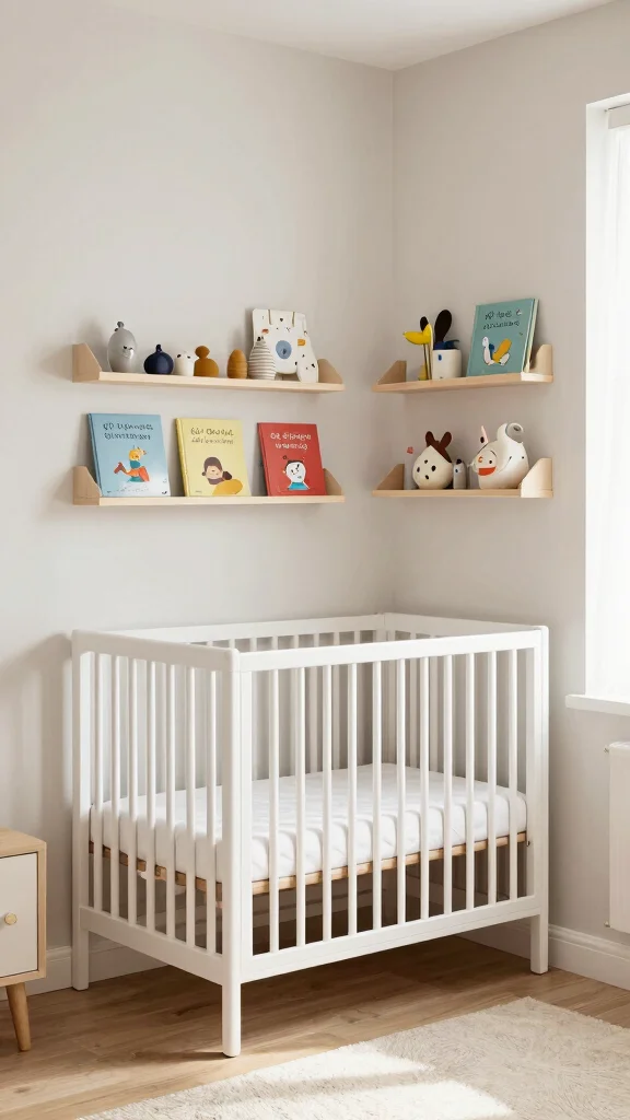 14 Nursery Furniture Ideas for a Functional Beautiful Baby Room - 6. Space-Saving Cribs 1