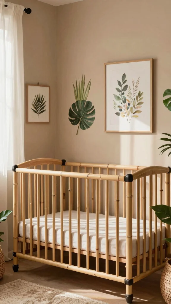 14 Nursery Furniture Ideas for a Functional Beautiful Baby Room - 7. Nature-Inspired Decor 1