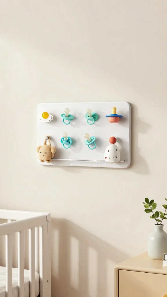 14 Nursery Storage Ideas for a Tidy Functional Beautiful Baby Room - 14. Magnetic Storage Solutions 1