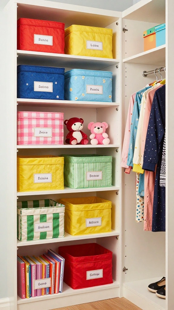 14 Nursery Storage Ideas for a Tidy Functional Beautiful Baby Room - 5. Closet Organization Systems 1